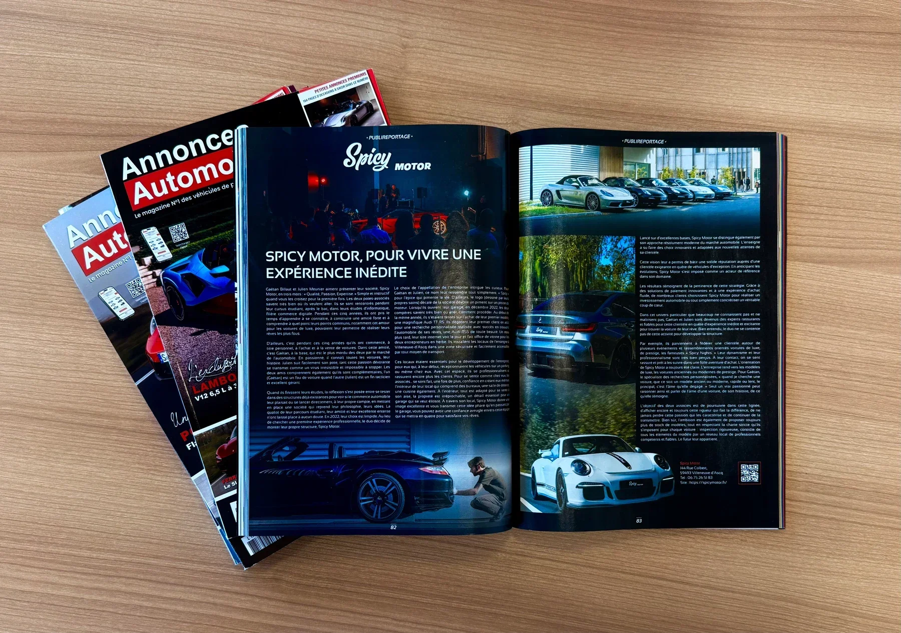 Spicy Motor dans vos journaux